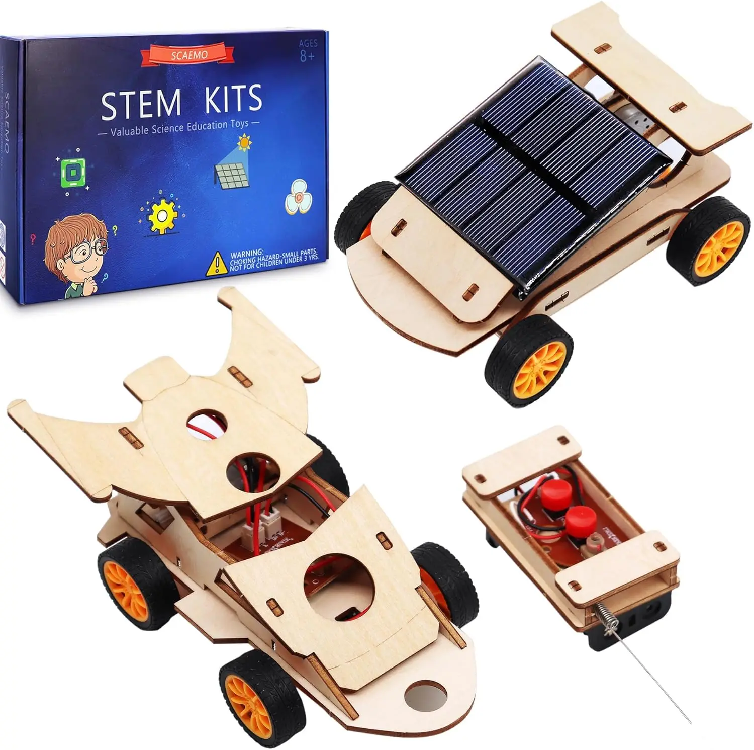 DIY Solar & RC Car Kit, STEM Projects for Kids 8-12, Science Experiments, Educational Toys for Boys
DIY Solar & RC Car Kit, STEM Projects for Kids 8-12, Science Experiments, Educational Toys for Boys