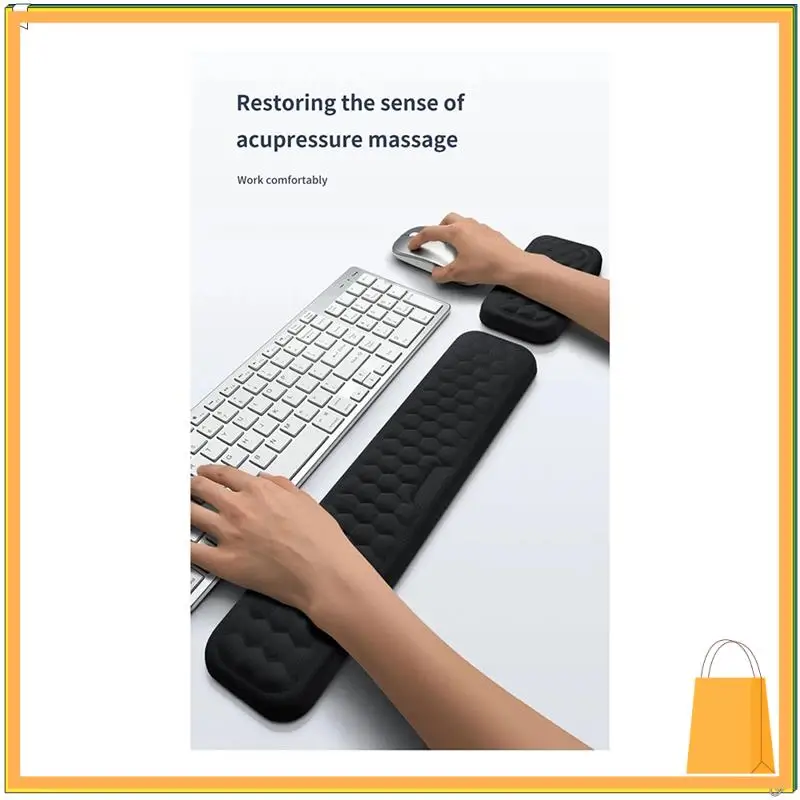 L52A-Ergonomic Wrist Pad Mouse And Keyboard Protection Rest Pad Massage Texture For PC Laptop Gaming Keyboard Mouse
L52A-Ergonomic Wrist Pad Mouse And Keyboard Protection Rest Pad Massage Texture For PC Laptop Gaming Keyboard Mouse