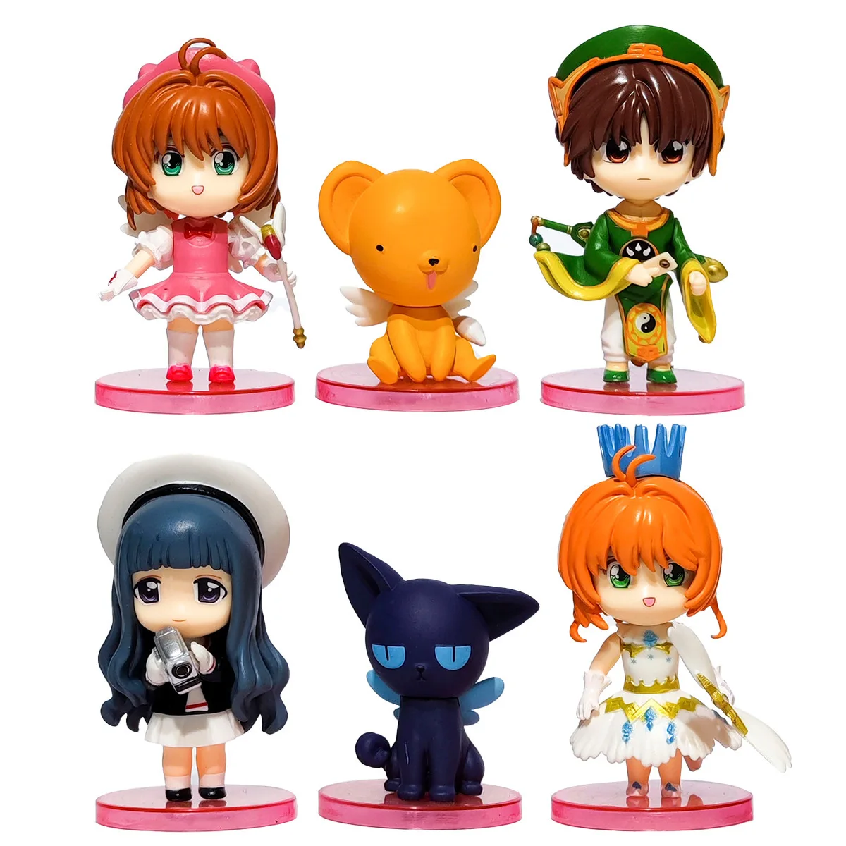 1/6pcs Anime Card Captor SAKURA Q version kawaii Action figure PVC Model toys Collect Ornaments doll gifts
1/6pcs Anime Card Captor SAKURA Q version kawaii Action figure PVC Model toys Collect Ornaments doll gifts