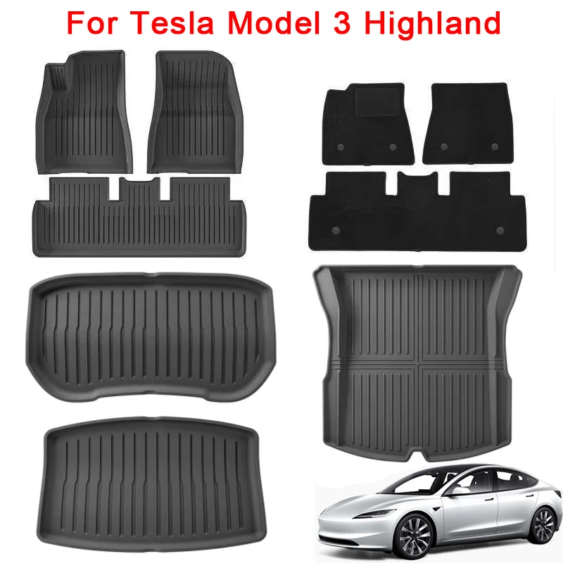 for Tesla Model 3 Highland 2023 2024 2025 Car Floor Mats Left Hand Drive TPE Cargo Liner Waterproof Floor Liners RHD Trunk Mats
for Tesla Model 3 Highland 2023 2024 2025 Car Floor Mats Left Hand Drive TPE Cargo Liner Waterproof Floor Liners RHD Trunk Mats