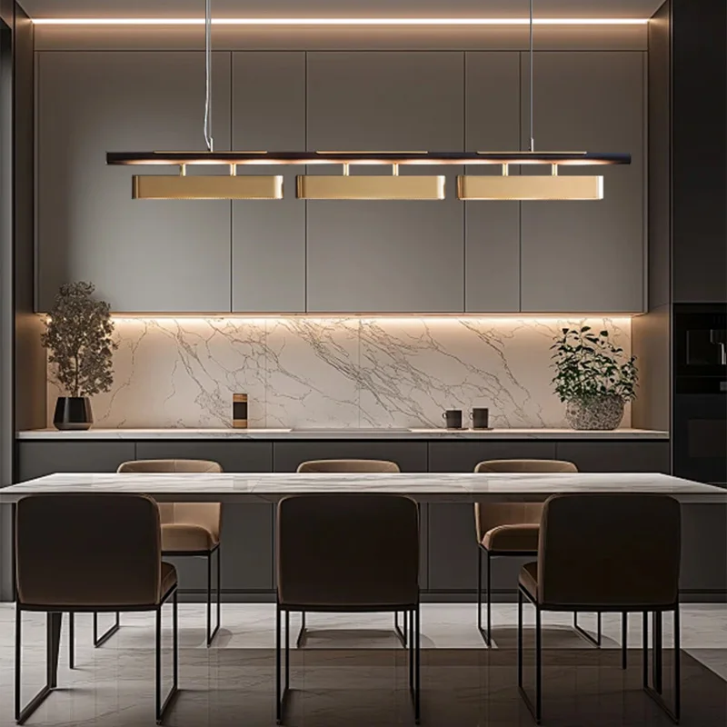 Gold stainless steel chandelier, dimmable Suitable for restaurant bar ceiling lighting fixtures, height adjustable lamps
Gold stainless steel chandelier, dimmable Suitable for restaurant bar ceiling lighting fixtures, height adjustable lamps