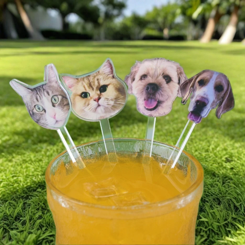 100pcs Personalized Pet Stirrers Wedding Table Decor Acrylic Party Cocktail Stirrers Birthday Custom Dog Cat Photo Drink Stirrer
100pcs Personalized Pet Stirrers Wedding Table Decor Acrylic Party Cocktail Stirrers Birthday Custom Dog Cat Photo Drink Stirrer