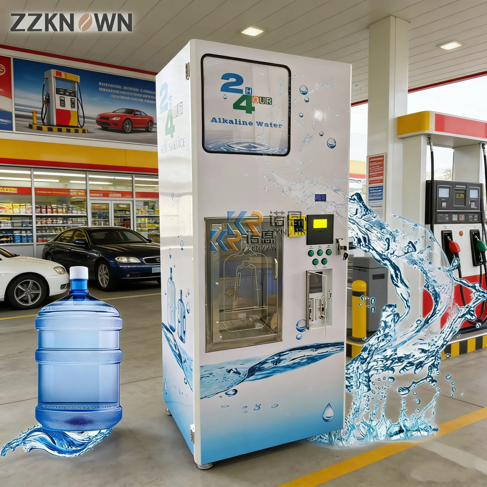 Customized Full Automatic Pure Drinking Purified Water Vending Machine Coin Operated for Business and Community Use
Customized Full Automatic Pure Drinking Purified Water Vending Machine Coin Operated for Business and Community Use