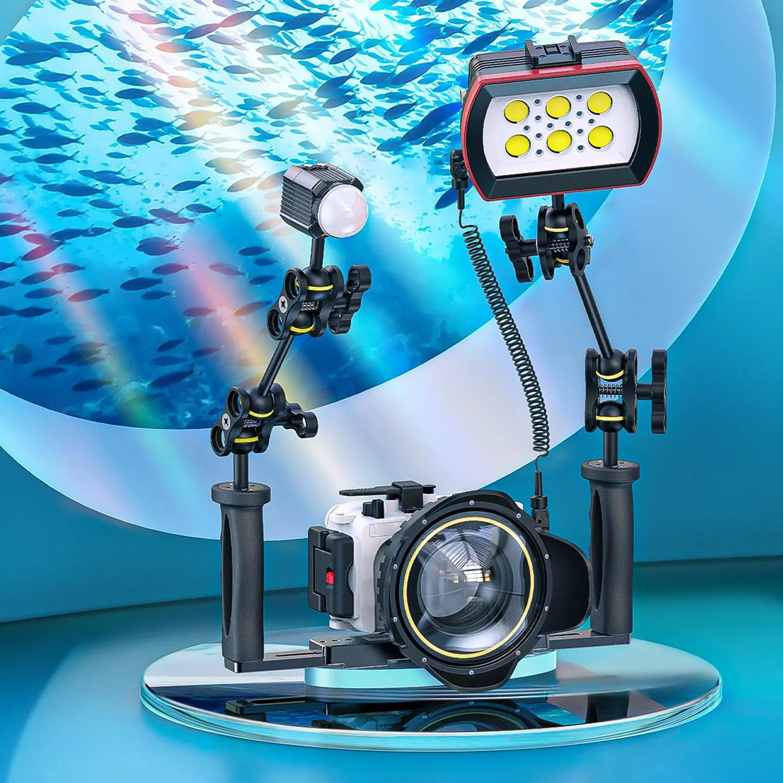Underwater Camera Tray for Camera Housing Case Accessory Underwater Video Light Stabilizer Tray for Sports Camera Action Camera
Underwater Camera Tray for Camera Housing Case Accessory Underwater Video Light Stabilizer Tray for Sports Camera Action Camera