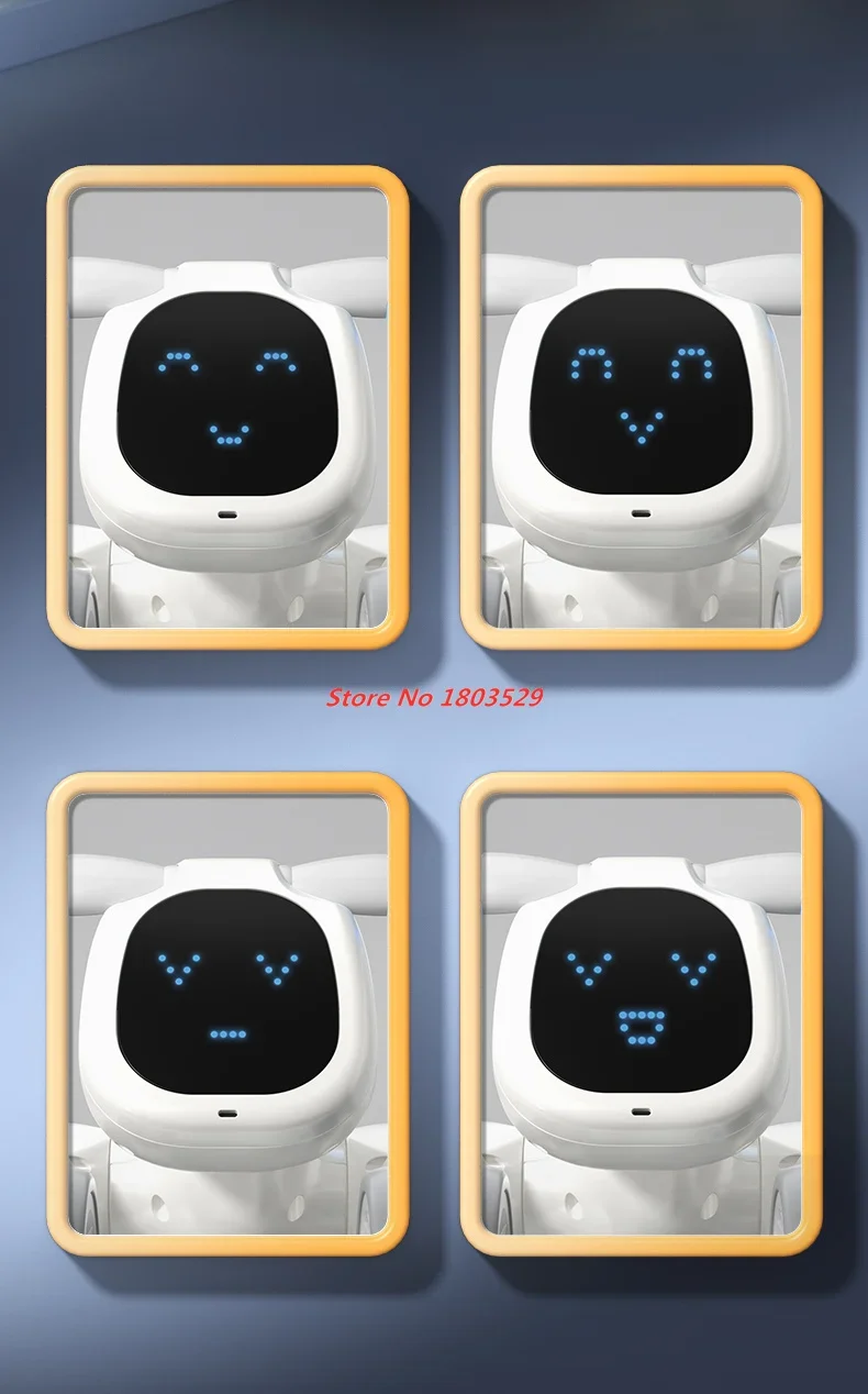 Intelligent Smart Remote Control Robot Smart Talking RC Robot Walk Dance Interactive Pet Program Robot Dog Voice Robot
Intelligent Smart Remote Control Robot Smart Talking RC Robot Walk Dance Interactive Pet Program Robot Dog Voice Robot