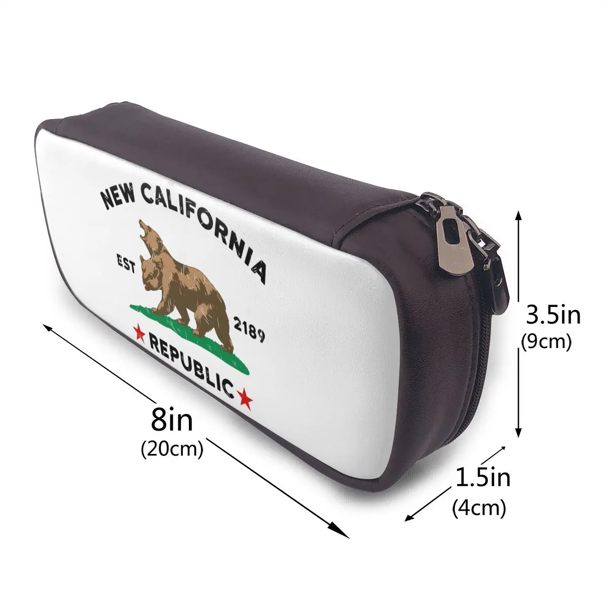 New California Republic Leather Pencil Case for Studen Gifts Pen Box Pencil Bag Stationery Supplies Pen Holder Bag
New California Republic Leather Pencil Case for Studen Gifts Pen Box Pencil Bag Stationery Supplies Pen Holder Bag