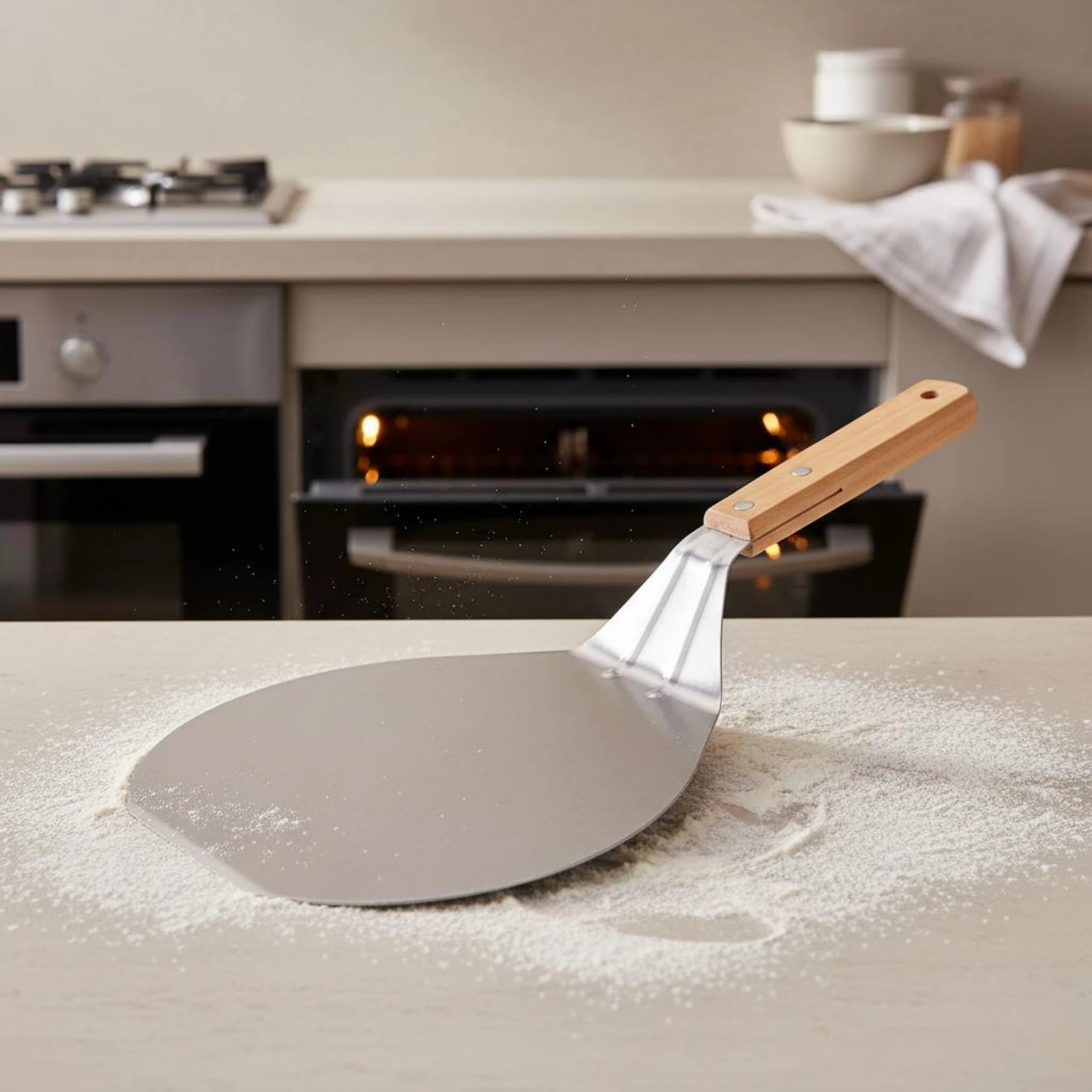 3 Pieces Wood Handle Pizza Peel Set Multi-Use Stainless Steel Pizza Peel Baking Tool Great Gift Idea Kitchen Utensil
3 Pieces Wood Handle Pizza Peel Set Multi-Use Stainless Steel Pizza Peel Baking Tool Great Gift Idea Kitchen Utensil