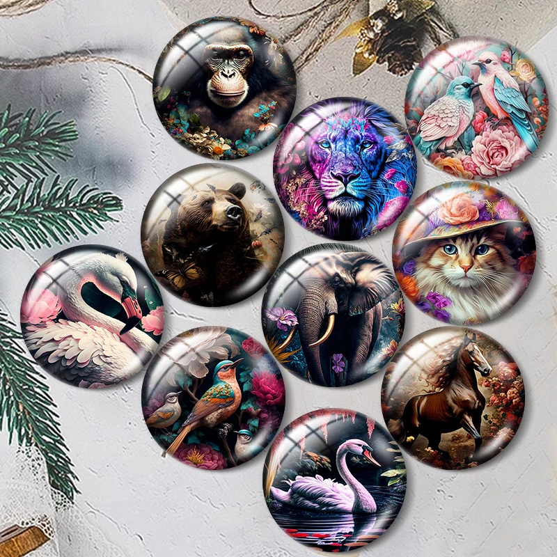 Painting Flower Animal Tiger 12/18/20/25mm glass cabochon bracelet pendant rings for jewelry demo earrings back Making findings
Painting Flower Animal Tiger 12/18/20/25mm glass cabochon bracelet pendant rings for jewelry demo earrings back Making findings