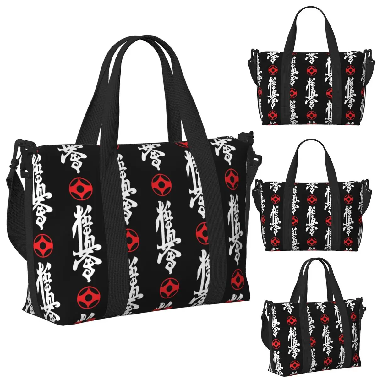 Kyokushin Karate Kanji Beach Travel Bag Large Capacity Tote Bags for Gym Yoga Women Shopping Duffle Shoulder Bag
Kyokushin Karate Kanji Beach Travel Bag Large Capacity Tote Bags for Gym Yoga Women Shopping Duffle Shoulder Bag