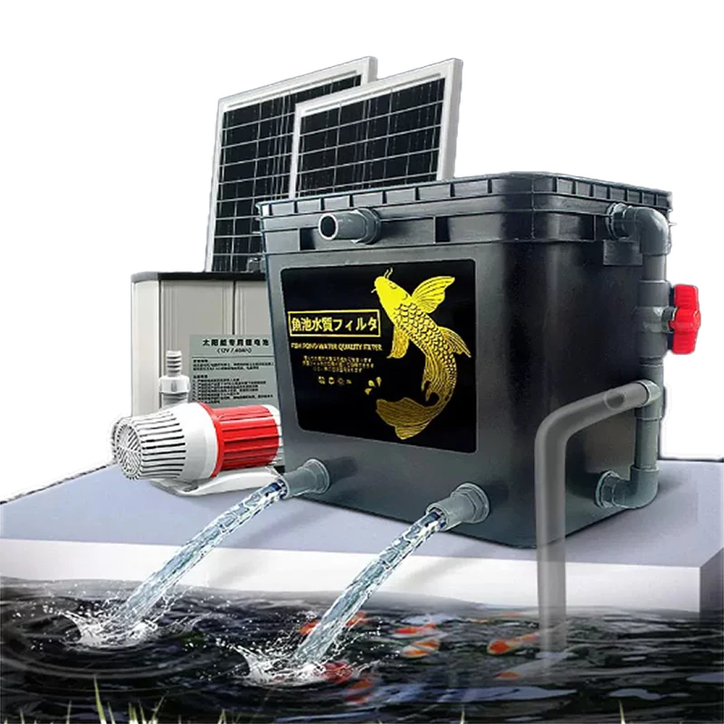 Large Fish Tank External Filter Bin Solar Energy Silent Filtration System Aquarium Water Purification Circulation Filter 24V
Large Fish Tank External Filter Bin Solar Energy Silent Filtration System Aquarium Water Purification Circulation Filter 24V