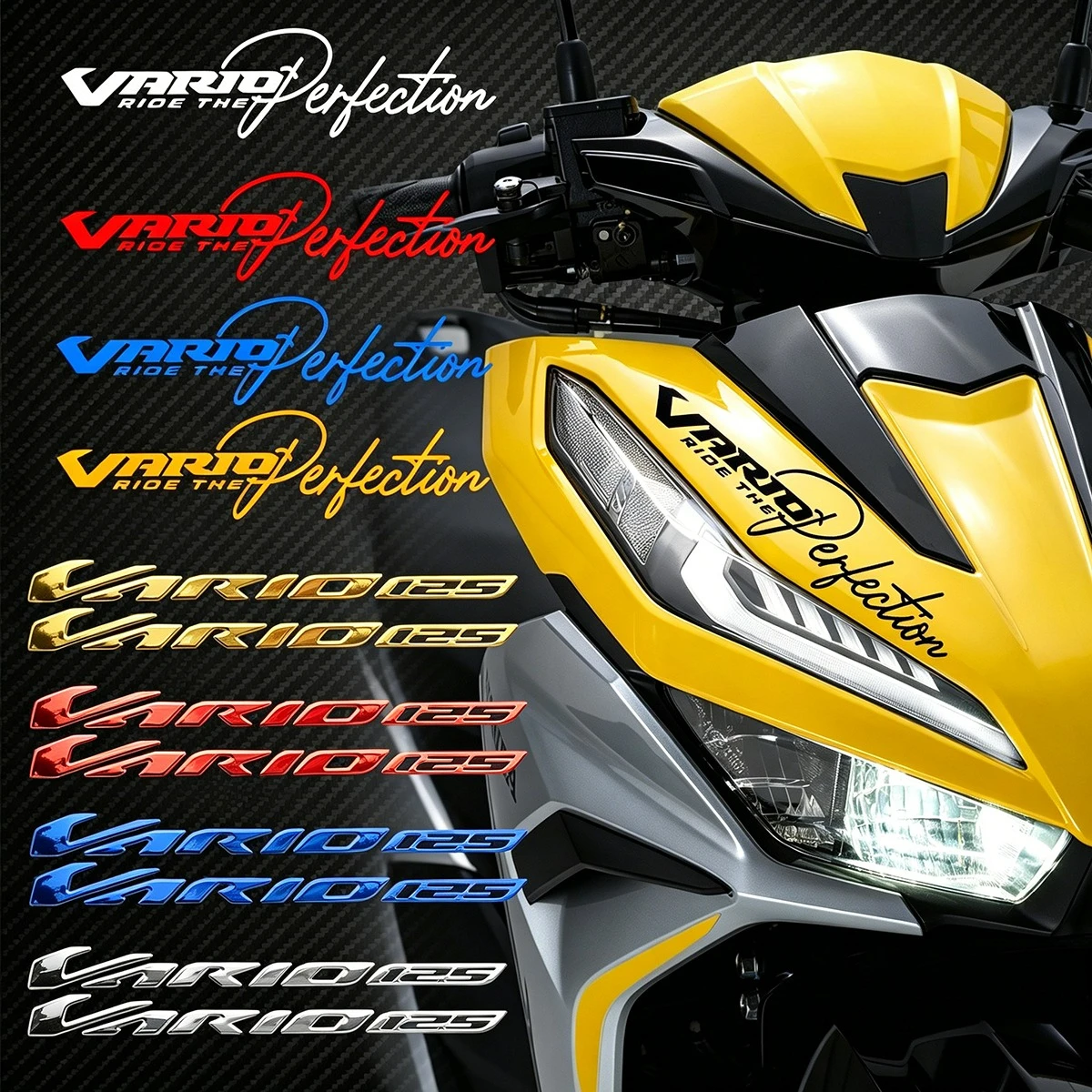 Motorcycle Vario Emblem Body Decorative Accessories Decals Logo Stickers Scooter Moto Epoxy Resin Sticker for Vario 125 Vario125
Motorcycle Vario Emblem Body Decorative Accessories Decals Logo Stickers Scooter Moto Epoxy Resin Sticker for Vario 125 Vario125