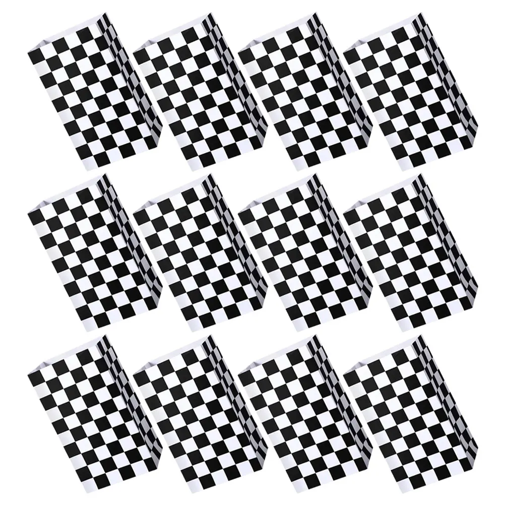 12 Pcs Black White Checkered Gift Bags Cars Birthday Decorations Paper Snack Bags Race Car Party Favors Treat Storage
12 Pcs Black White Checkered Gift Bags Cars Birthday Decorations Paper Snack Bags Race Car Party Favors Treat Storage