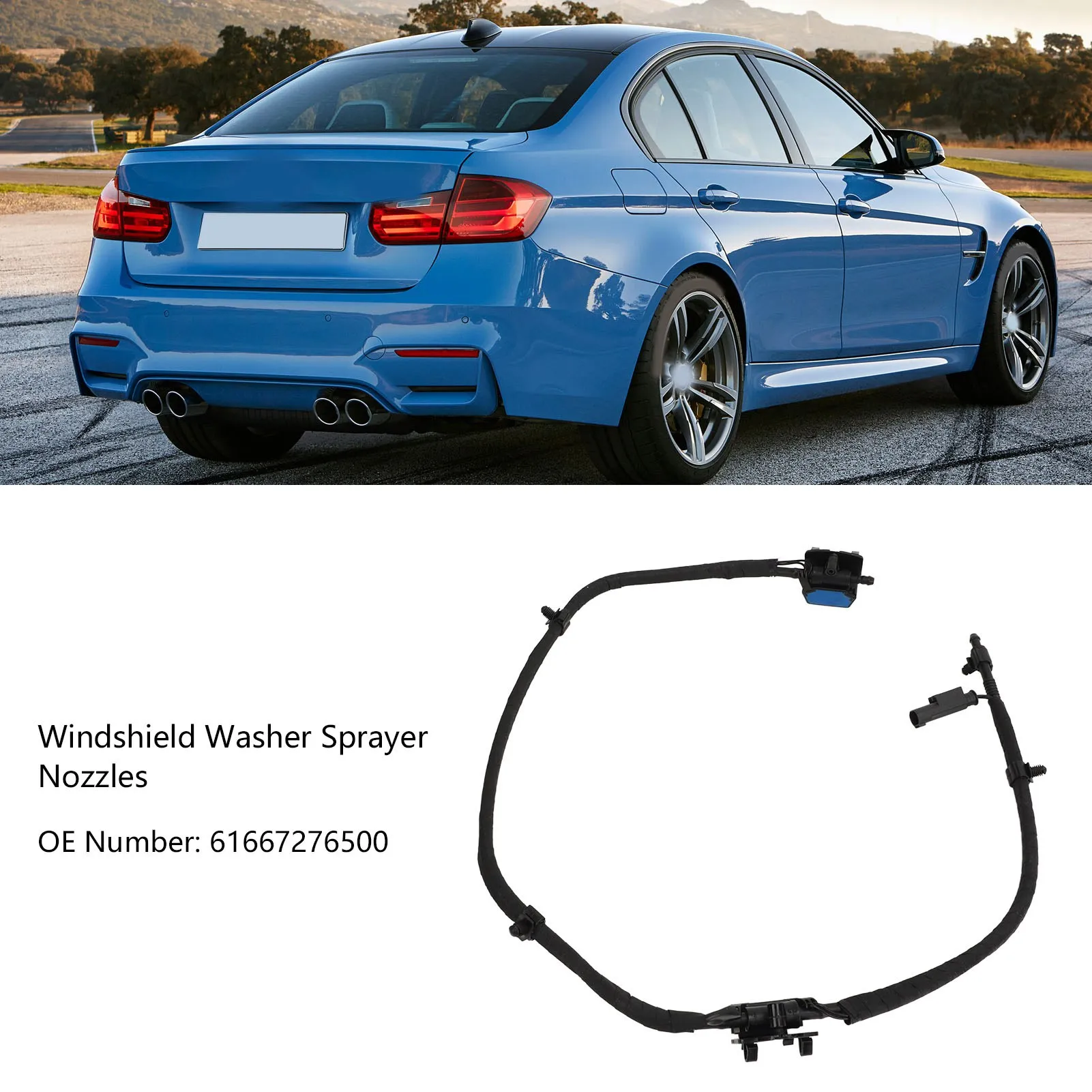 Windshield Washer Sprayer 61667276500 Wiper Nozzles Spray Jet for BMW 3 Series F30 F31 F35 M3 F80 car accessories
Windshield Washer Sprayer 61667276500 Wiper Nozzles Spray Jet for BMW 3 Series F30 F31 F35 M3 F80 car accessories