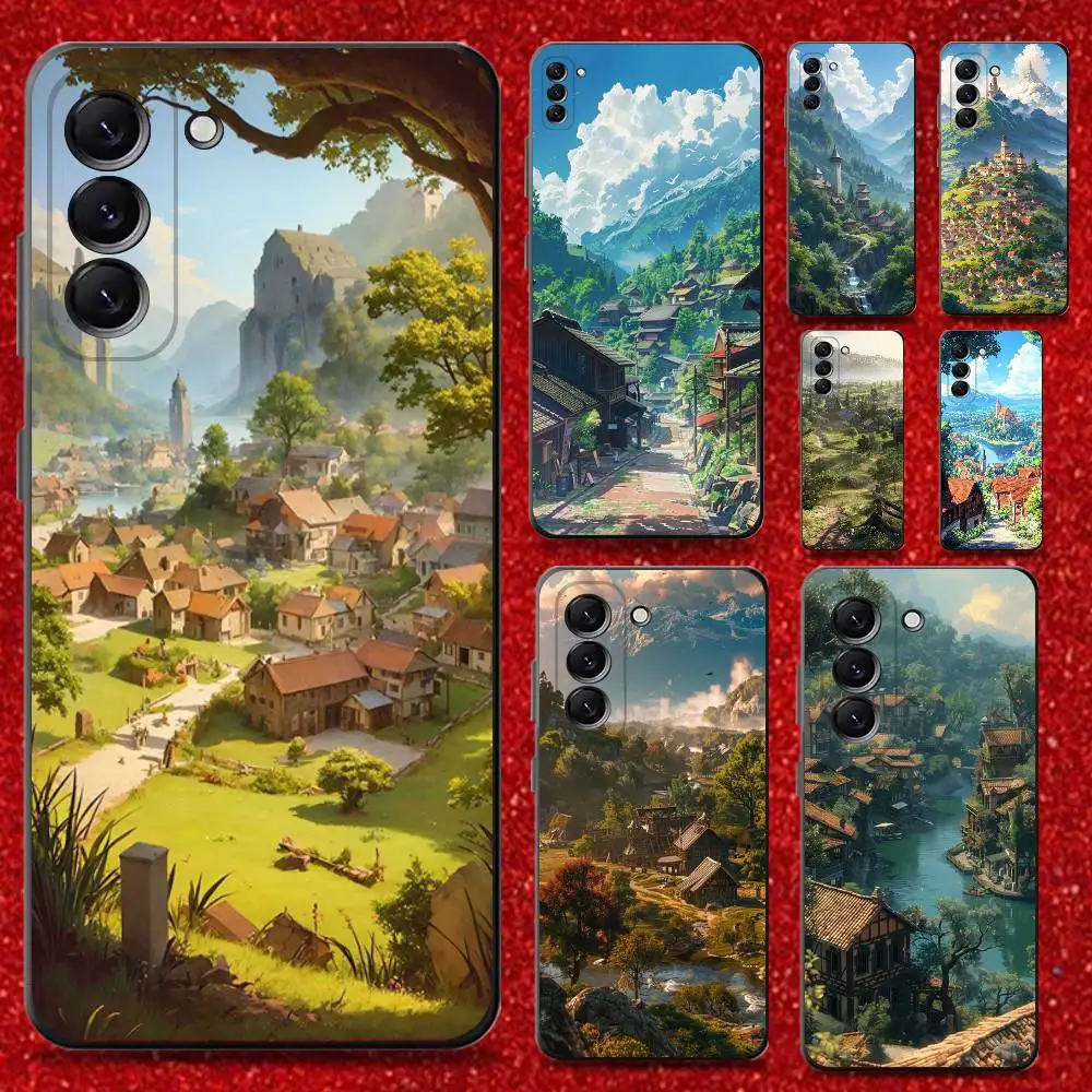 Mountain Forest Village Phone Case For Samsung Galaxy A13,A21s,A22,A31,A32,A52,A53,A71,A80,Soft Black Shell
Mountain Forest Village Phone Case For Samsung Galaxy A13,A21s,A22,A31,A32,A52,A53,A71,A80,Soft Black Shell