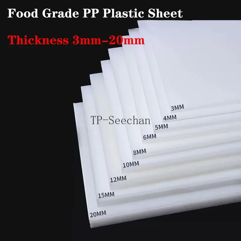 White Food Grade PP Plastic Sheet Flat Plate Wear Resistant Polypropylene Board Thickness 3/4/5/6/8/10/12/15~20mm Customizable
White Food Grade PP Plastic Sheet Flat Plate Wear Resistant Polypropylene Board Thickness 3/4/5/6/8/10/12/15~20mm Customizable