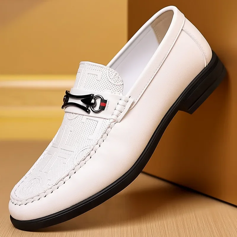 Men Business Leather Shoes Soft Leather Casual Soft Sole Soft Surface Summer Breathable Slip on Loafers Men Trendy
Men Business Leather Shoes Soft Leather Casual Soft Sole Soft Surface Summer Breathable Slip on Loafers Men Trendy