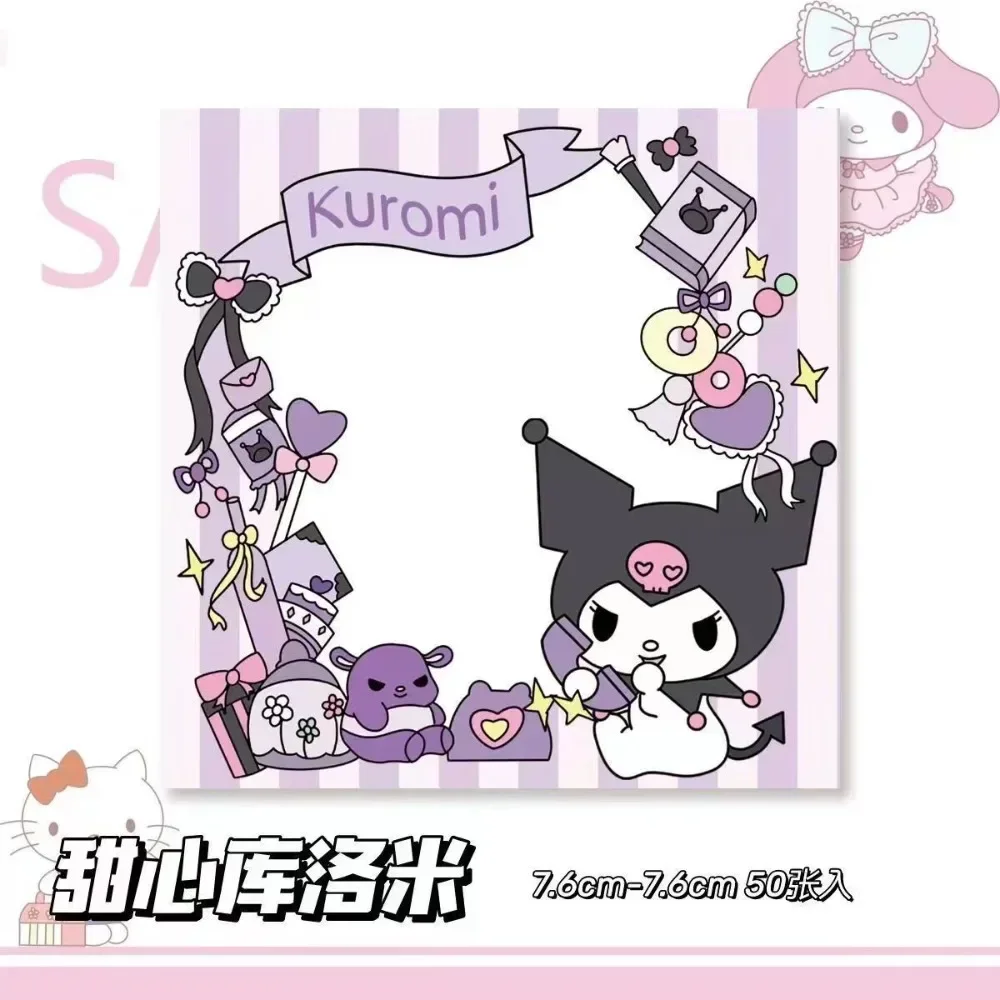 Sweet Anime Kawaii My Melody Sanrio Sticky Notes Message Cute Cartoon Kuromi Cinnamoroll Diy Decorative Stickers Kids Gifts
Sweet Anime Kawaii My Melody Sanrio Sticky Notes Message Cute Cartoon Kuromi Cinnamoroll Diy Decorative Stickers Kids Gifts