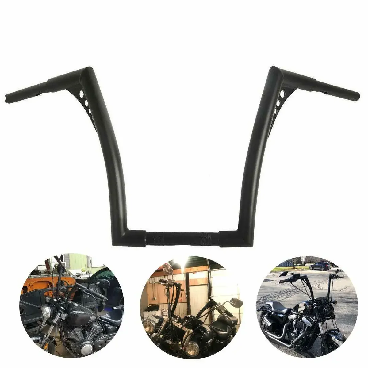 Мотоциклетный руль 10 ''12'' 14 ''16'' 18 "20" Rise 1,25 "для Harley Touring Sportster XL883 1200 FLST FXST chrome/black
Мотоциклетный руль 10 ''12'' 14 ''16'' 18 "20" Rise 1,25 "для Harley Touring Sportster XL883 1200 FLST FXST chrome/black