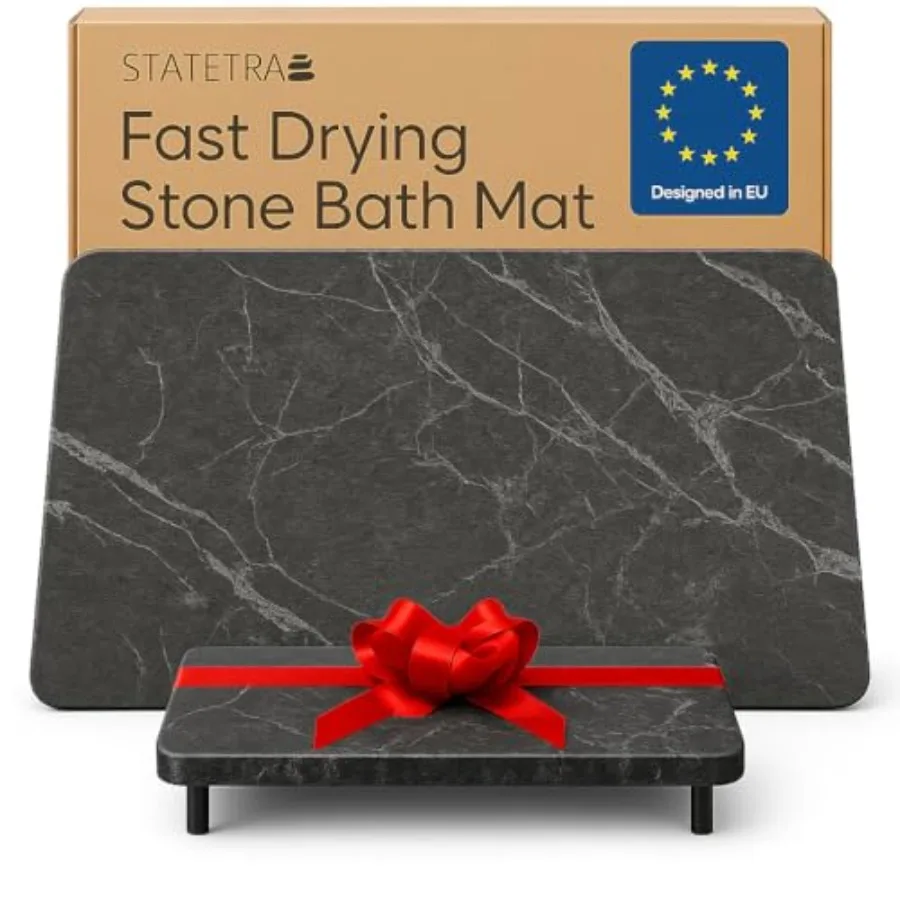 Stone Bath Mats for Bathroom - Diatomaceous Earth Bath Mat Quick-Dry Bath Stone Mat and Large/Small Stone Shower Mat Anti-Slip
Stone Bath Mats for Bathroom - Diatomaceous Earth Bath Mat Quick-Dry Bath Stone Mat and Large/Small Stone Shower Mat Anti-Slip