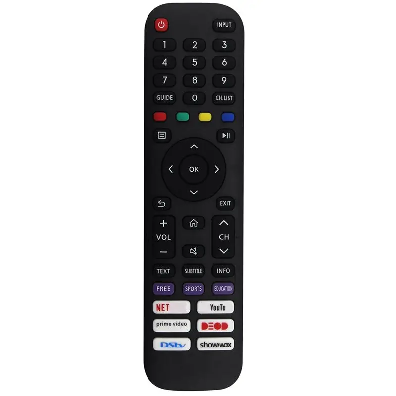 Пульт дистанционного управления FEDI-Replace EN2AC30H для телевизоров Hisense Smart LED TV
Пульт дистанционного управления FEDI-Replace EN2AC30H для телевизоров Hisense Smart LED TV