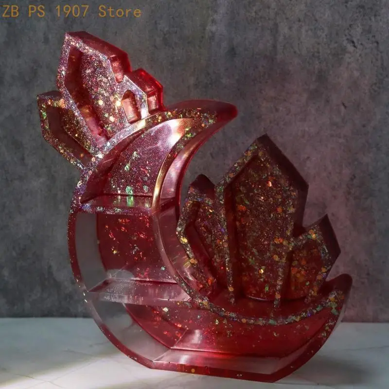 Delightful Moon Crystal Shaped Mold Storage Box Casting Mold Silicone Case Mold Decorations Making Mould 55KA
Delightful Moon Crystal Shaped Mold Storage Box Casting Mold Silicone Case Mold Decorations Making Mould 55KA