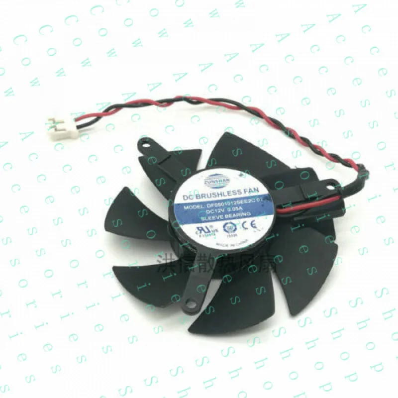 PP+ 1pcs 12V 0.05A graphics card fan 2 pin DF0501012SEE2C 01
PP+ 1pcs 12V 0.05A graphics card fan 2 pin DF0501012SEE2C 01