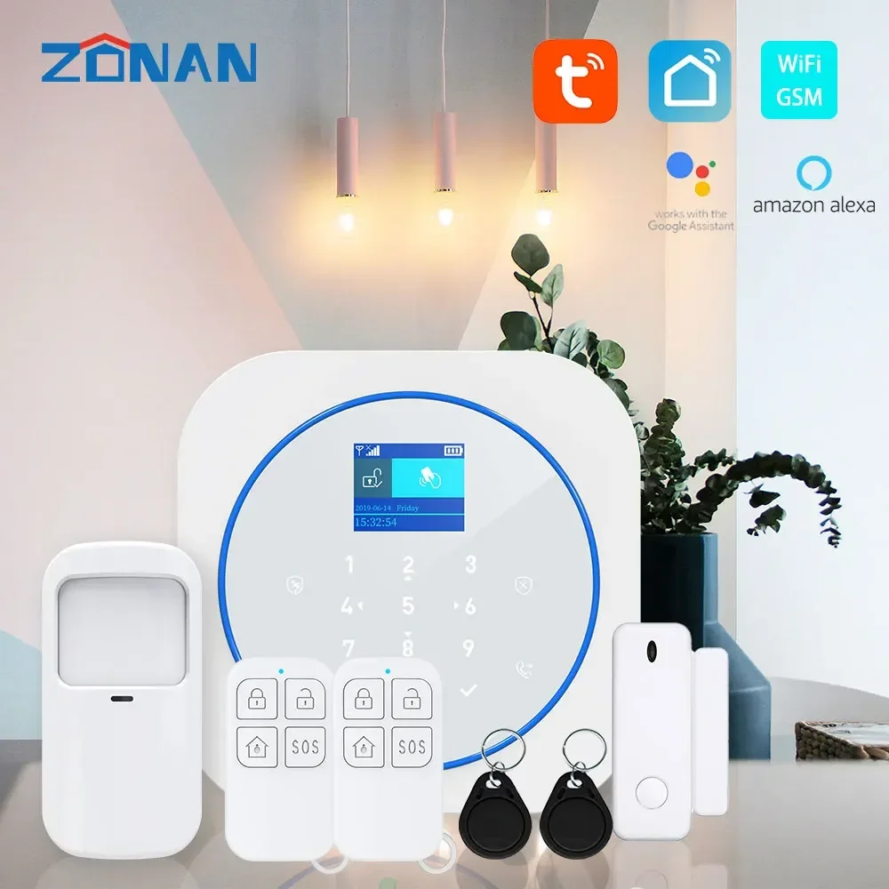 ZONAN G12 Tuya Wi-Fi Gsm сигнализация охранная система детектор дыма Alexa совместимое управление приложением умный дом беспроводная сигнализация комплекты
ZONAN G12 Tuya Wi-Fi Gsm сигнализация охранная система детектор дыма Alexa совместимое управление приложением умный дом беспроводная сигнализация комплекты