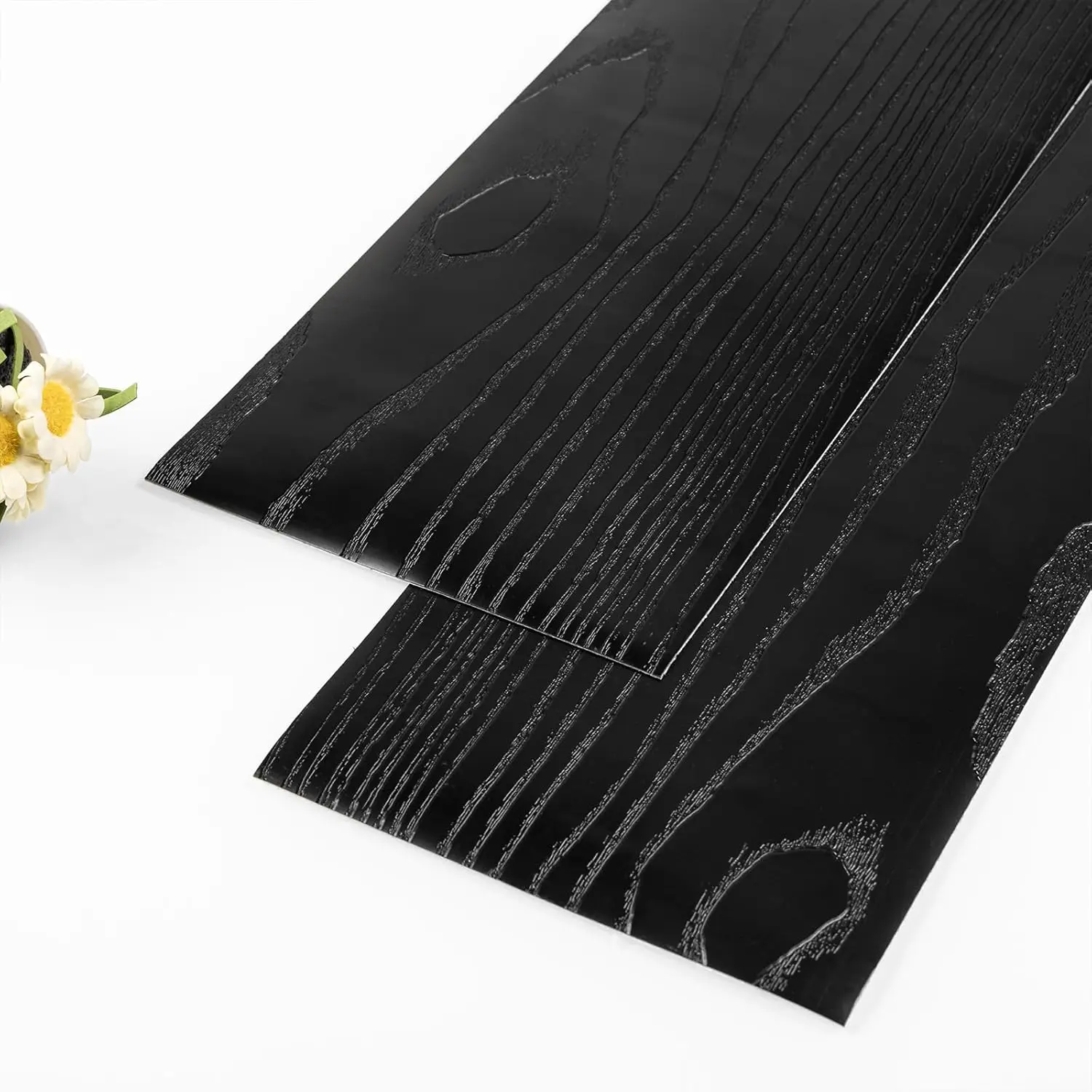 Peel and Stick Floor Tile - Vinyl Flooring 20-Pack (30 Sq.Ft), Waterproof and Self-Adhesive Black
Peel and Stick Floor Tile - Vinyl Flooring 20-Pack (30 Sq.Ft), Waterproof and Self-Adhesive Black