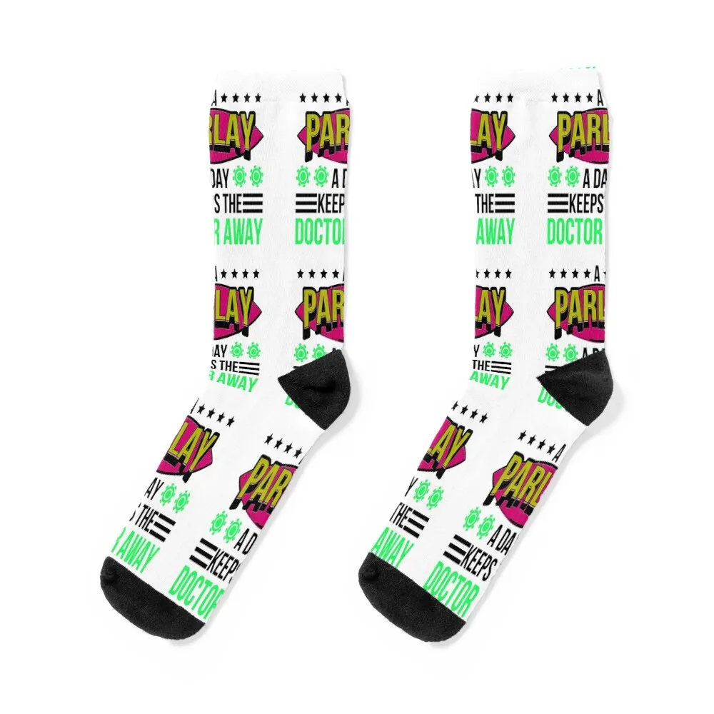 A Parlay A Day Keeps The Doctor Away Socks retro fashionable Climbing winter gifts Mens Socks Women's
A Parlay A Day Keeps The Doctor Away Socks retro fashionable Climbing winter gifts Mens Socks Women's
