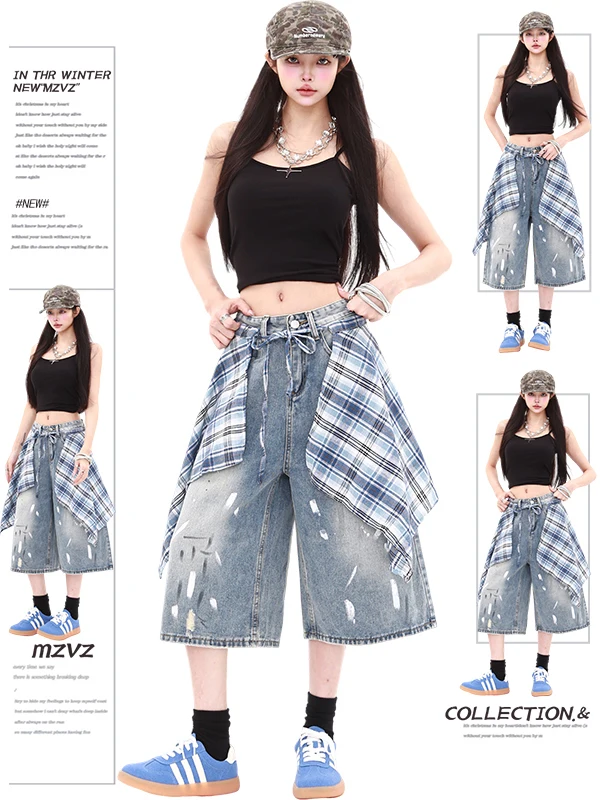 Summer New Loose Casual Wide Leg Jeans High Waist Straight Leg Denim Pants Women plus Size MM Splaed Ink Design Seven-Foot ...
Summer New Loose Casual Wide Leg Jeans High Waist Straight Leg Denim Pants Women plus Size MM Splaed Ink Design Seven-Foot ...