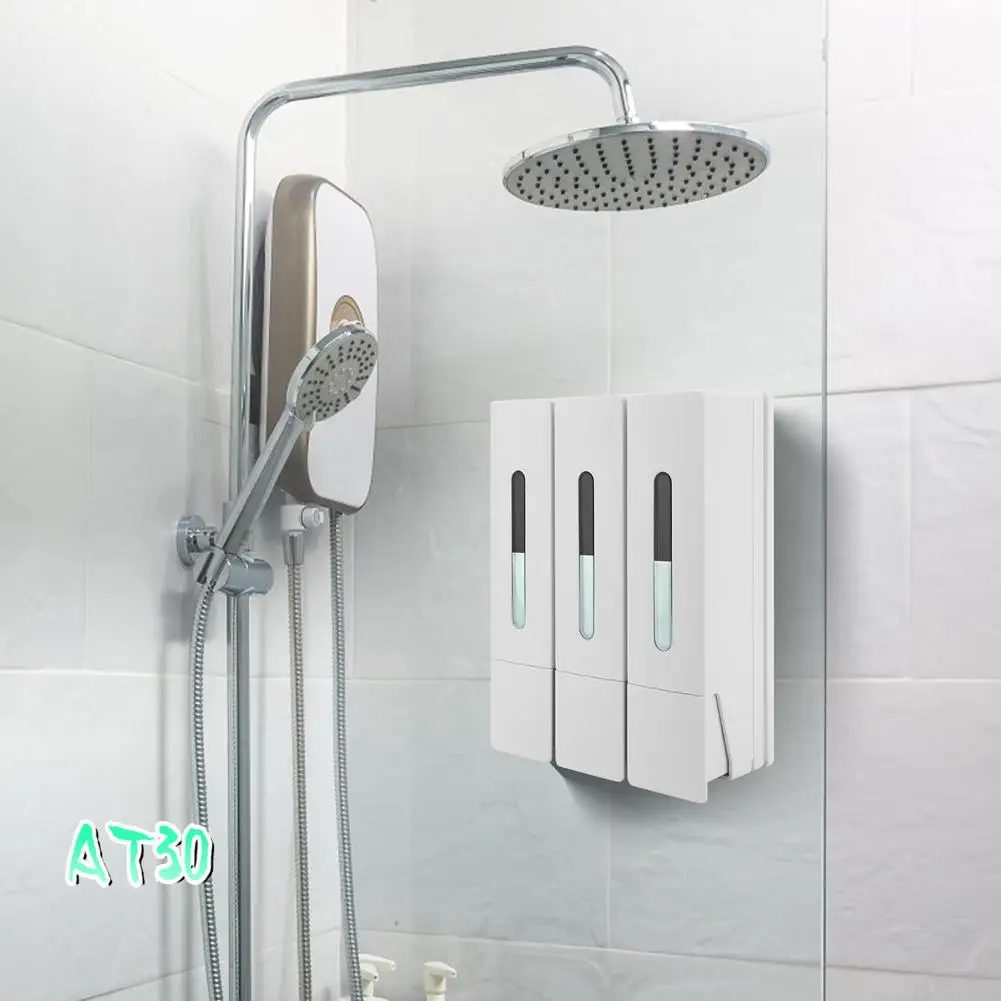 Press Liquid Soap Dispenser 400 Ml 3 Chamber Wall Mounted Bathroom Shower Hair Washing Liquid Bottle Container-AT30
Press Liquid Soap Dispenser 400 Ml 3 Chamber Wall Mounted Bathroom Shower Hair Washing Liquid Bottle Container-AT30