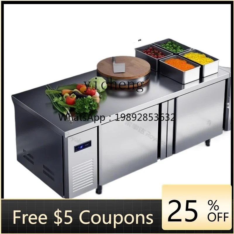 ABB Commercial Kitchen Refrigerated Console Freezer Stainless Steel Workbench Refrigerator
ABB Commercial Kitchen Refrigerated Console Freezer Stainless Steel Workbench Refrigerator