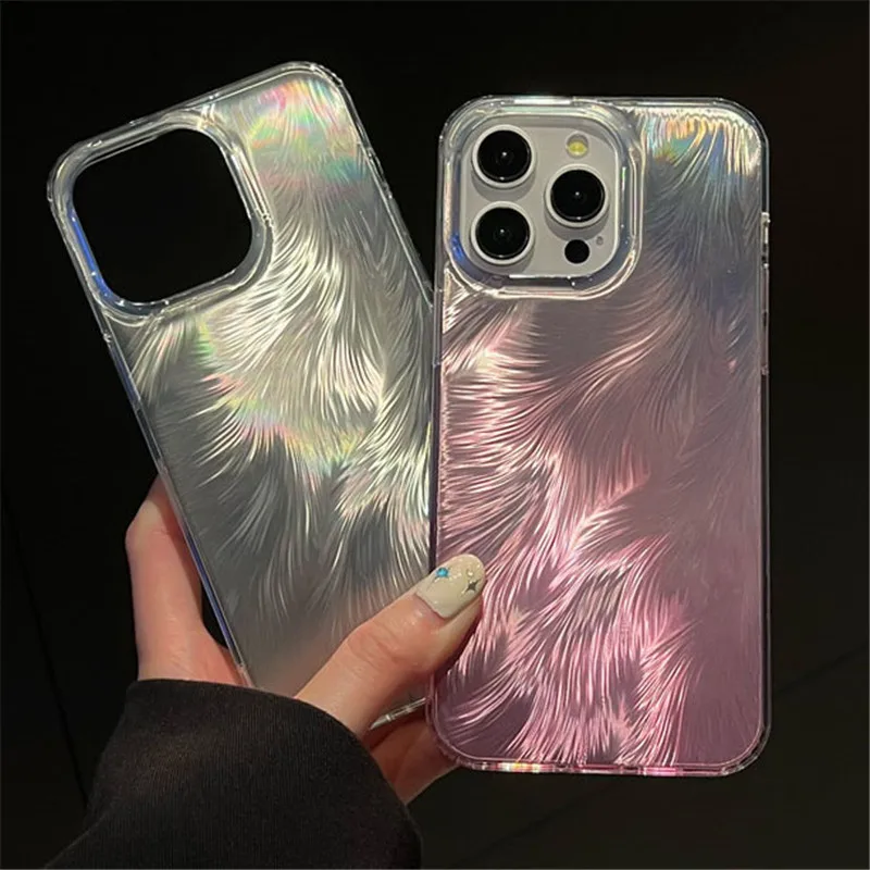 Lovebay Shiny Dream Feather Pattern Phone Case For iPhone 14 11 13 12 15 Pro Max Bling IMD Laser Shockproof Colorful Hard Covers
Lovebay Shiny Dream Feather Pattern Phone Case For iPhone 14 11 13 12 15 Pro Max Bling IMD Laser Shockproof Colorful Hard Covers