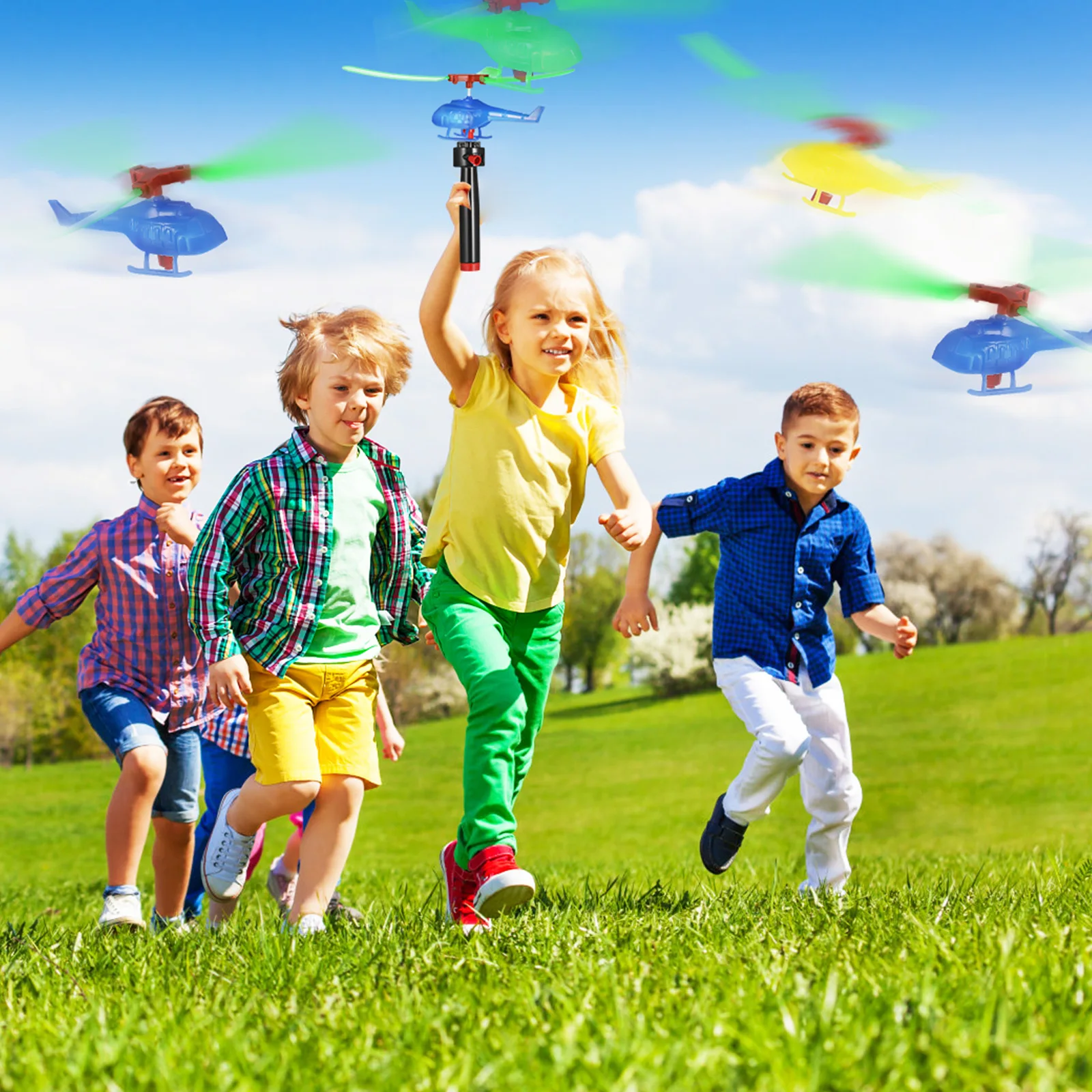 9pcs Helicopter Toys Plastic Outdoor Boys Pull String Launcher Kids Playthings Sports Recreation
9pcs Helicopter Toys Plastic Outdoor Boys Pull String Launcher Kids Playthings Sports Recreation