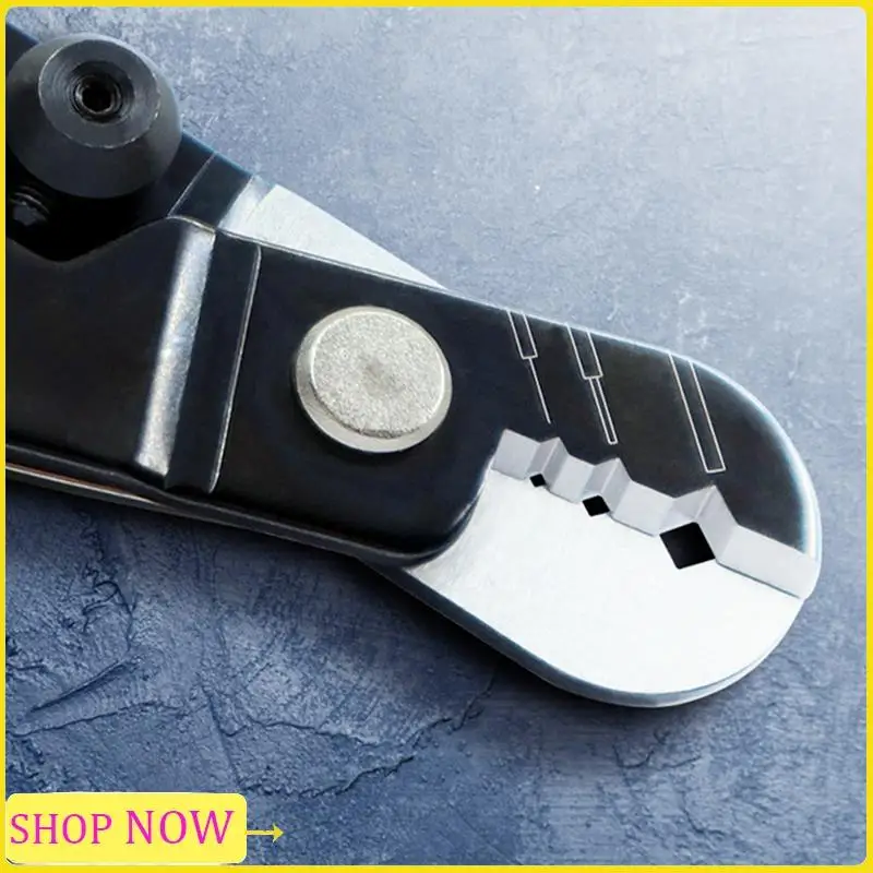 Three-Stage Optical Fiber Stripping Pliers 3-Hole Multifunctional 3-In-1 Network Optical Fiber Tool Durable Easy To Use
Three-Stage Optical Fiber Stripping Pliers 3-Hole Multifunctional 3-In-1 Network Optical Fiber Tool Durable Easy To Use