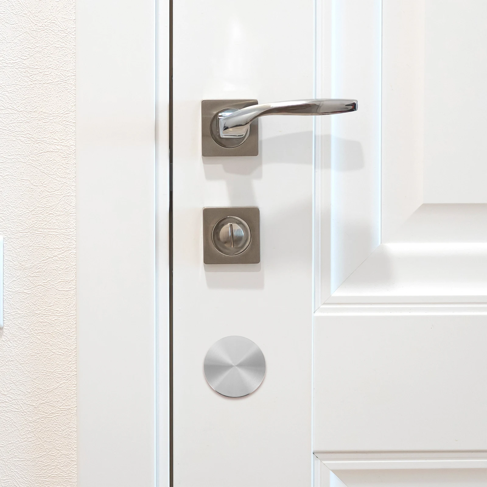 Stainless Steel Deadbolt Cover Lock Hole Blocker Handle Hole Filler Front Door Security Plate Door Reinforcement Cover Plate For
Stainless Steel Deadbolt Cover Lock Hole Blocker Handle Hole Filler Front Door Security Plate Door Reinforcement Cover Plate For