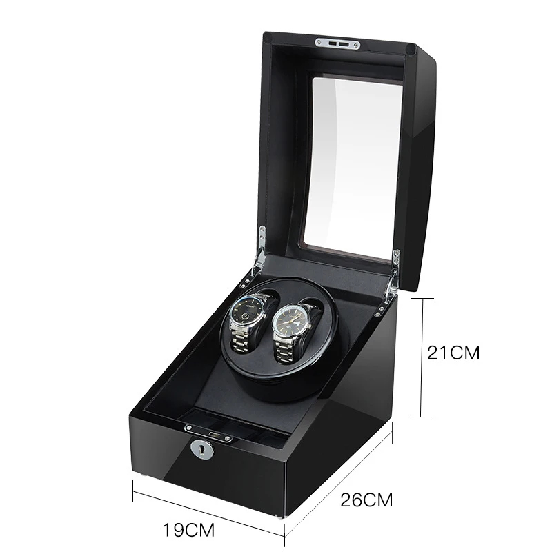 Double Watch Winder+ 3 Soft Leather Watch Pillows LED Automatic Watches Winding Box
Double Watch Winder+ 3 Soft Leather Watch Pillows LED Automatic Watches Winding Box