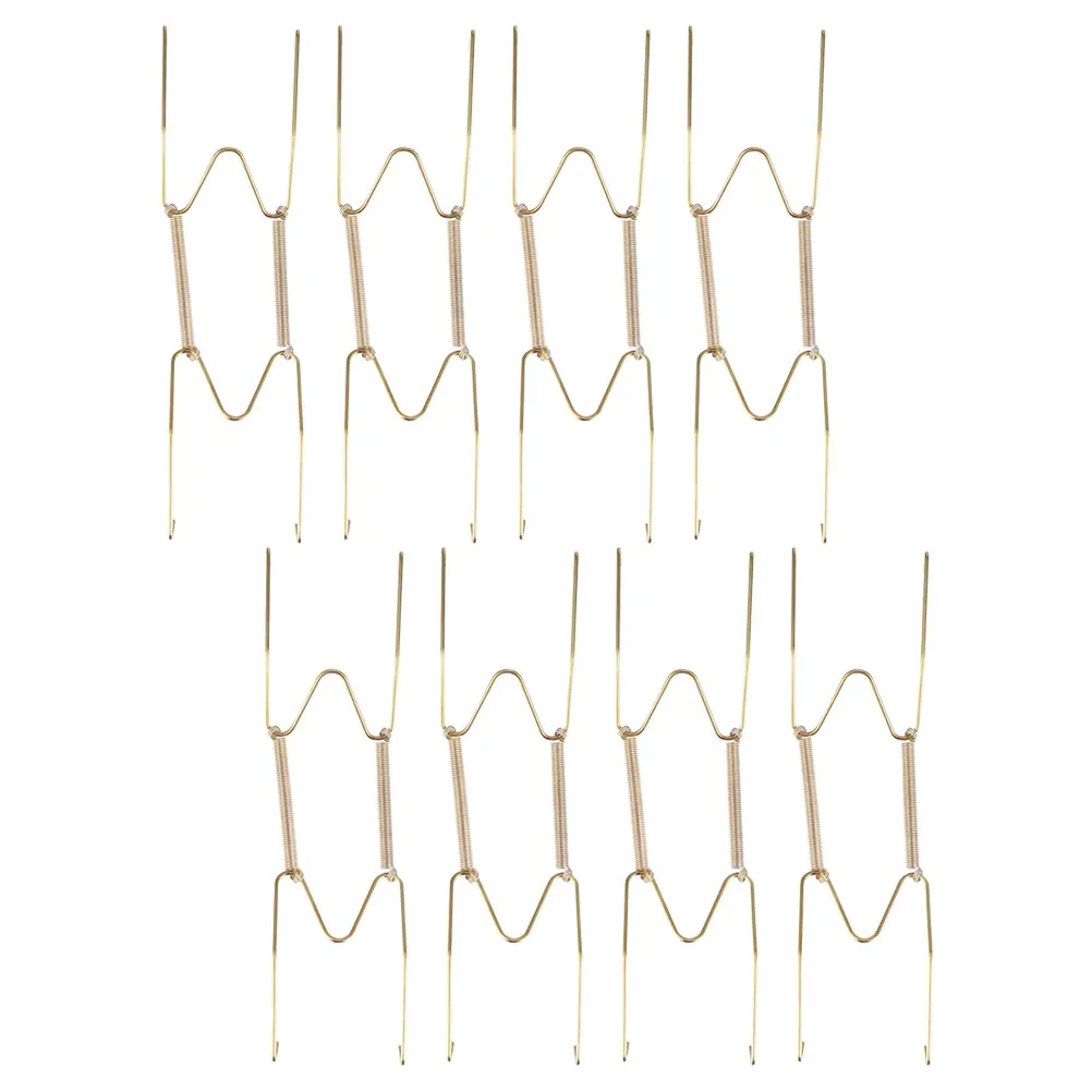 8pcs Plate Hooks WShaped Decorative Invisible Spring Hanger Strong LoadBearing Wall Hanging System for Clothes Bags Towels
8pcs Plate Hooks WShaped Decorative Invisible Spring Hanger Strong LoadBearing Wall Hanging System for Clothes Bags Towels