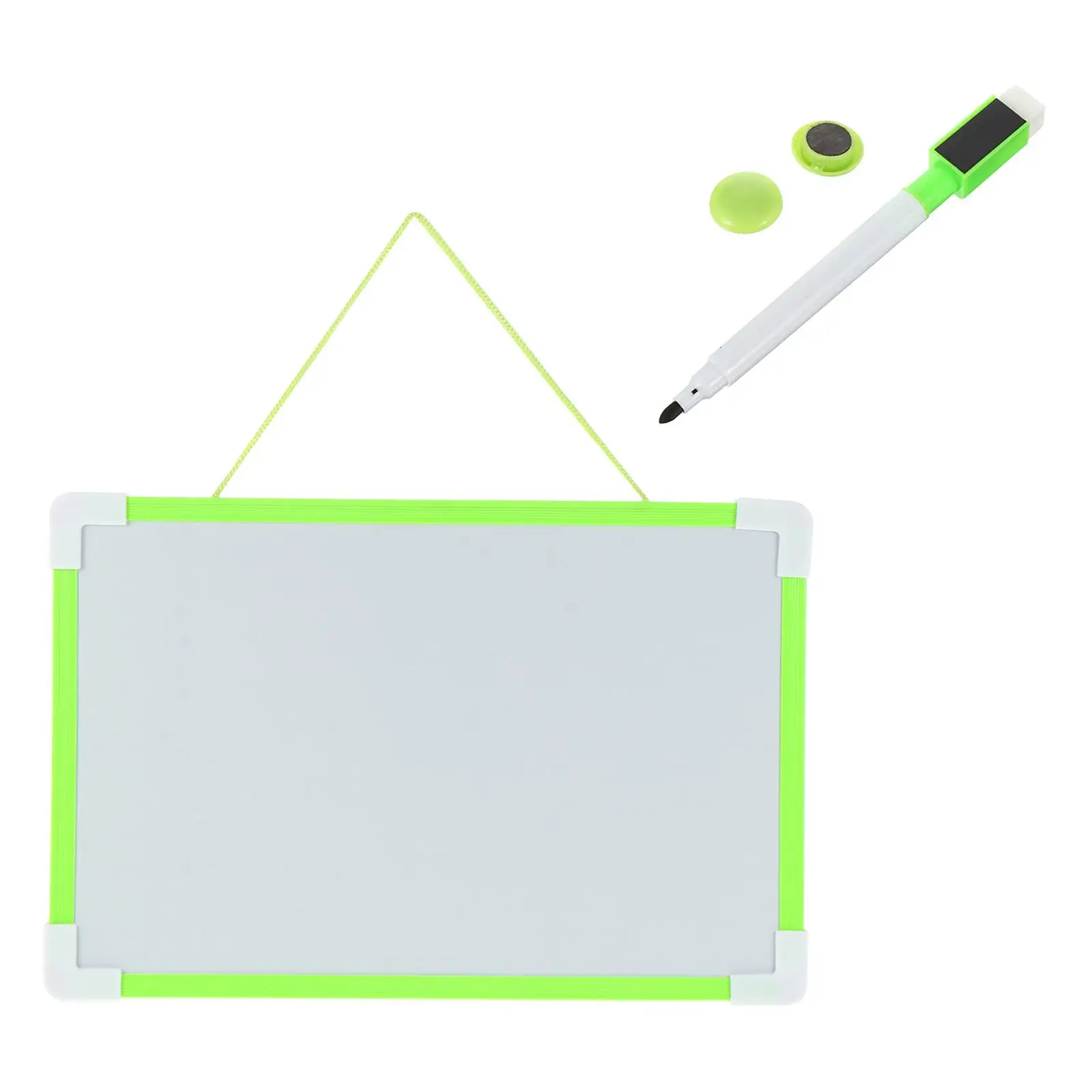 Erasable Magnetic Double Sided Writing Board Pen 2 Magnetic Whiteboard Buckles Reusable Kids Lanyard Wall Storage
Erasable Magnetic Double Sided Writing Board Pen 2 Magnetic Whiteboard Buckles Reusable Kids Lanyard Wall Storage