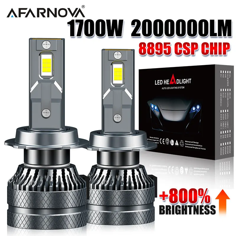 1700W H7 Led Headlight Bulb H1 H3 H4 H11 Led Lights For Car H8 H9 9005 9006 HB4 8895 CSP High Power Headlights Bulbs with Fan
1700W H7 Led Headlight Bulb H1 H3 H4 H11 Led Lights For Car H8 H9 9005 9006 HB4 8895 CSP High Power Headlights Bulbs with Fan