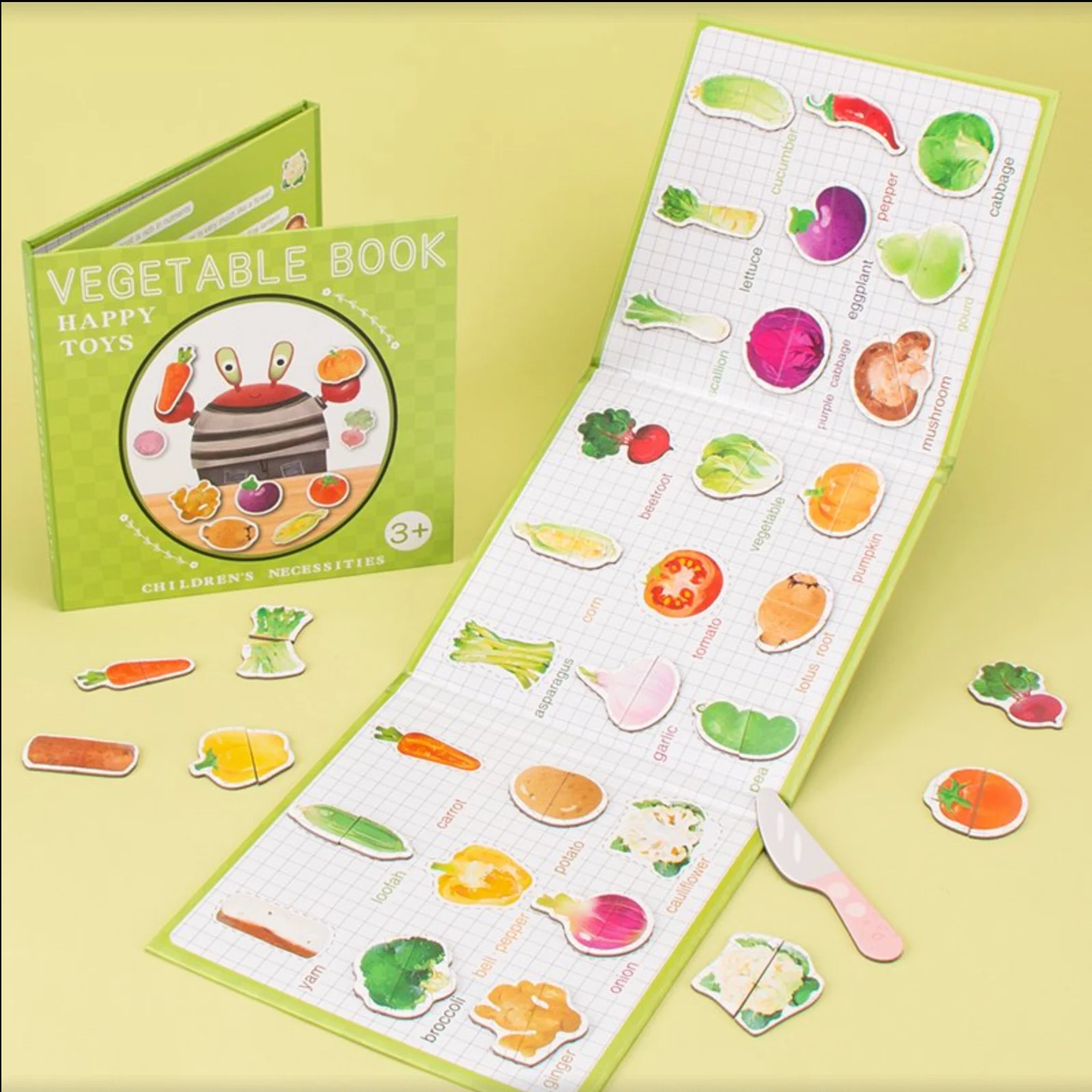 Магнитная развивающая книга Монтессори с овощами | Пазл для малышей: изучение овощей | Развивающая игрушка для дошкольников от 36 месяцев
Магнитная развивающая книга Монтессори с овощами | Пазл для малышей: изучение овощей | Развивающая игрушка для дошкольников от 36 месяцев