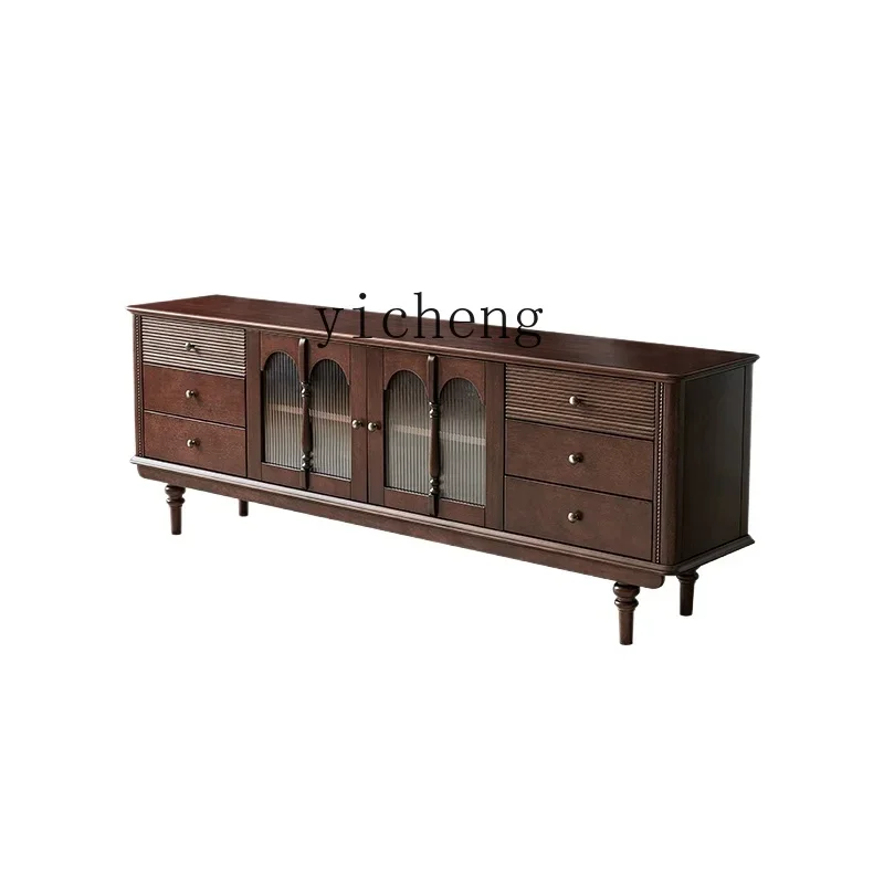 TQH retro solid wood TV cabinet floor-to-ceiling living room home floor cabinet high TV cabinet
TQH retro solid wood TV cabinet floor-to-ceiling living room home floor cabinet high TV cabinet