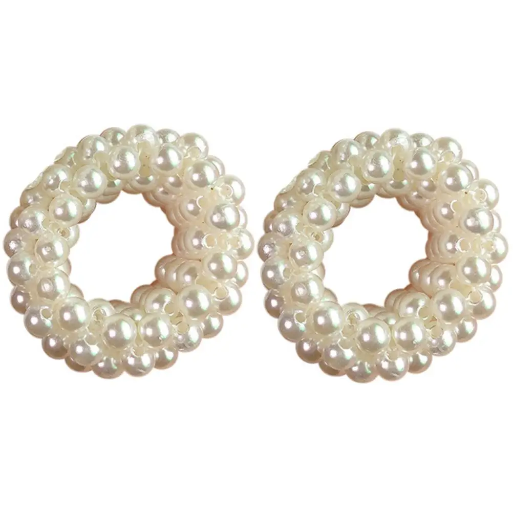 2Pcs Pearl Hair Tie Elastic Band Accessories for Women Girls Bride Wedding Party Ceremonies Daily Hairstyle Tools pearl ponytail
2Pcs Pearl Hair Tie Elastic Band Accessories for Women Girls Bride Wedding Party Ceremonies Daily Hairstyle Tools pearl ponytail