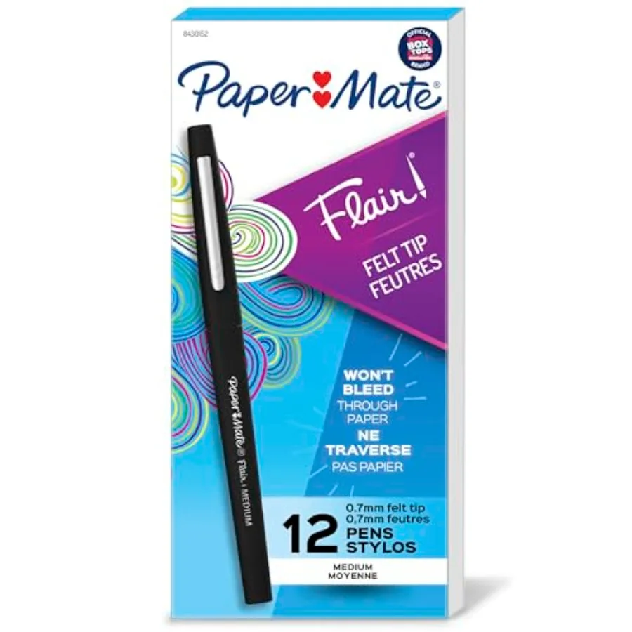 Flair Felt Tip Pens, Medium Point 0.7mm,, 2 - Teacher Supplies, Journaling, Note-Taking, Writing
Flair Felt Tip Pens, Medium Point 0.7mm,, 2 - Teacher Supplies, Journaling, Note-Taking, Writing