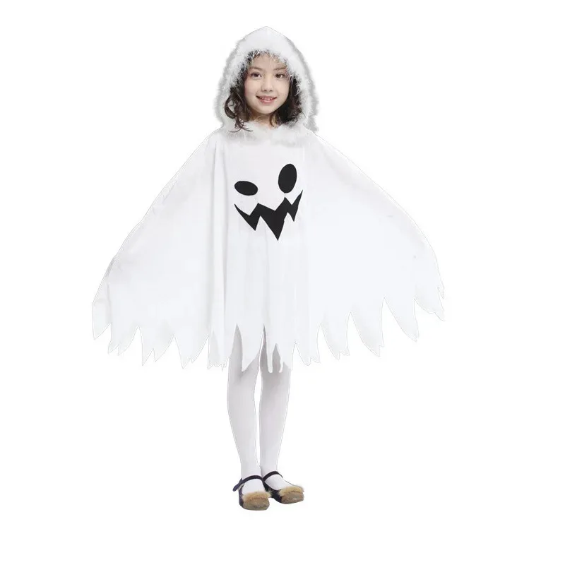 Sky01 Halloween Cute White Elf Ghost Hooded Cape Horror Theme Party Boy Girl Ghost Face Cosplay Christmas Dress Up Solid CoWd01@
Sky01 Halloween Cute White Elf Ghost Hooded Cape Horror Theme Party Boy Girl Ghost Face Cosplay Christmas Dress Up Solid CoWd01@