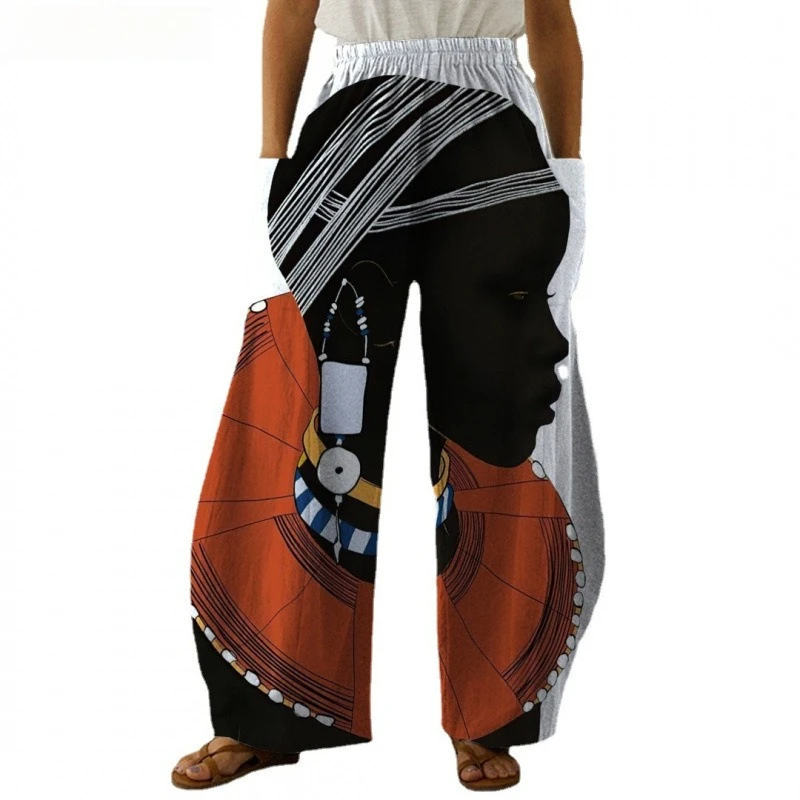 2025 New Women's Pants with Printed Fashionable Graffiti Style Loose Fit Pocket Casual Pants
2025 New Women's Pants with Printed Fashionable Graffiti Style Loose Fit Pocket Casual Pants