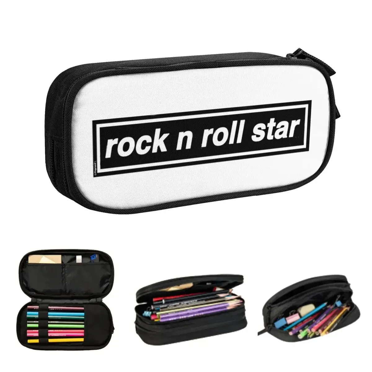Rock N Roll Star 4 Pencil Cases Big Capacity Pen Bags Pen Box Pencil Pouch For Boys Girls Students Stationery School Office
Rock N Roll Star 4 Pencil Cases Big Capacity Pen Bags Pen Box Pencil Pouch For Boys Girls Students Stationery School Office