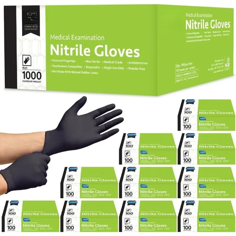 Black Nitrile Gloves | THE ORIGINAL Quality Black Disposable Latex Free 4.5 Cooking
Black Nitrile Gloves | THE ORIGINAL Quality Black Disposable Latex Free 4.5 Cooking