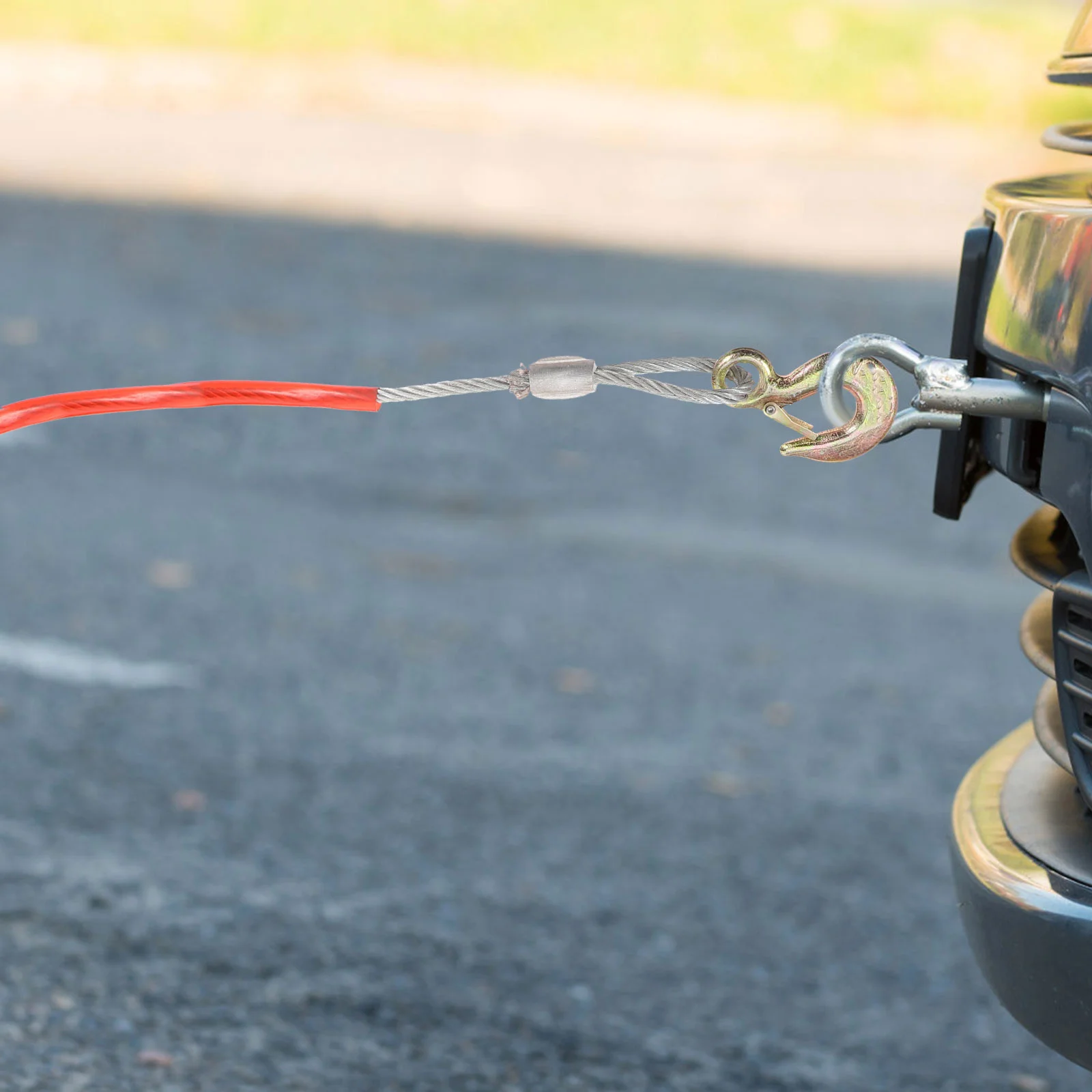 Car Tow Cable Heavy Duty Steel Wire Towing Rope For Vehicle Recovery Trailer Pulling Rope Thickened Traction Cable Hook
Car Tow Cable Heavy Duty Steel Wire Towing Rope For Vehicle Recovery Trailer Pulling Rope Thickened Traction Cable Hook