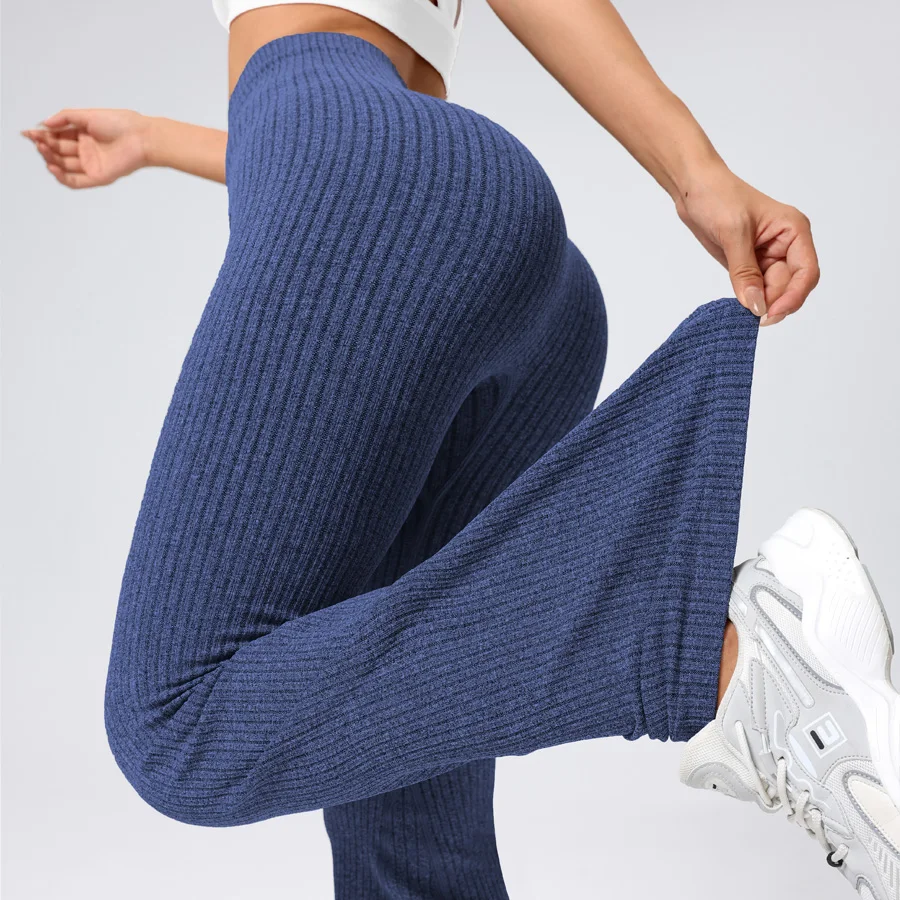 Trendy Women's High-Waist Flared Pants Trousers Yoga-to-Street Seamless Breathable Fitness Pants Yoga Gym Clothes 4-Way Stretch
Trendy Women's High-Waist Flared Pants Trousers Yoga-to-Street Seamless Breathable Fitness Pants Yoga Gym Clothes 4-Way Stretch